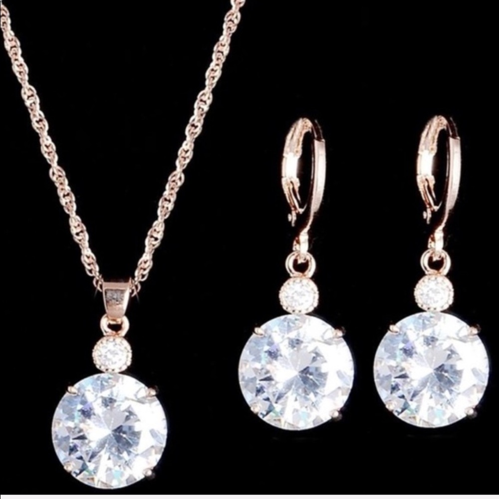 18K Yellow Gold Filled Brilliant Cubic Zirconia